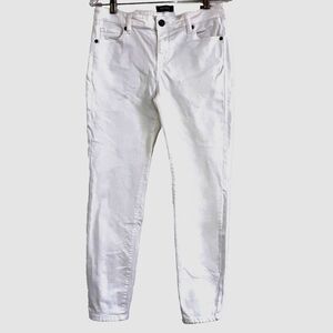 BUFFALO 8 / 29 DAVID BITTON White Stretch Denim Skinny Soft Ankle Grazer Jeans